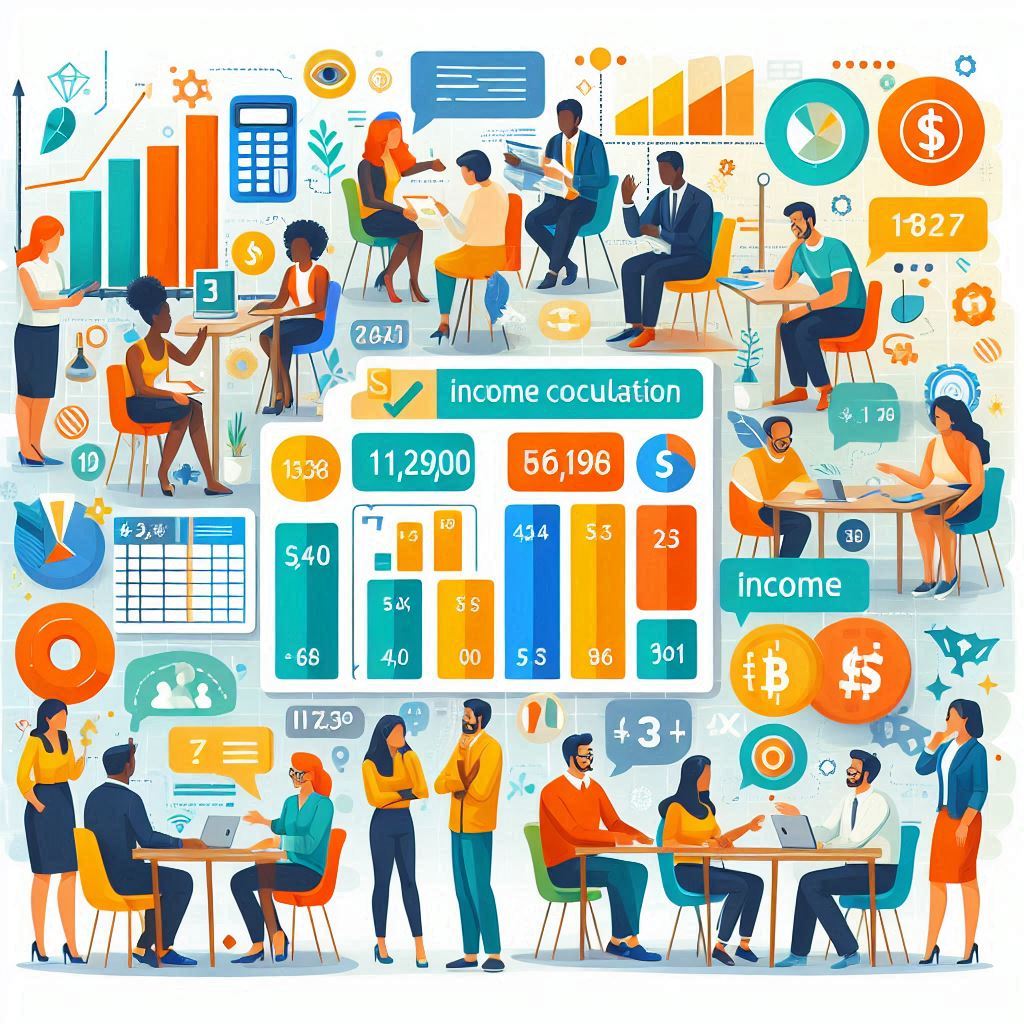 Income Calculation Visualization